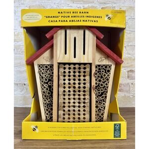 Bambeco Native Bee Barn Hotel Mason House Butterfly Shelter Non Stinging NIB FSC